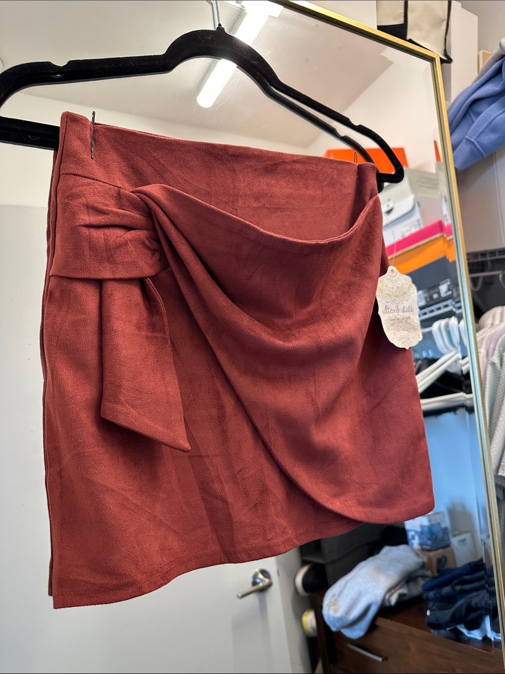 NWT Mini Skirt - Rust